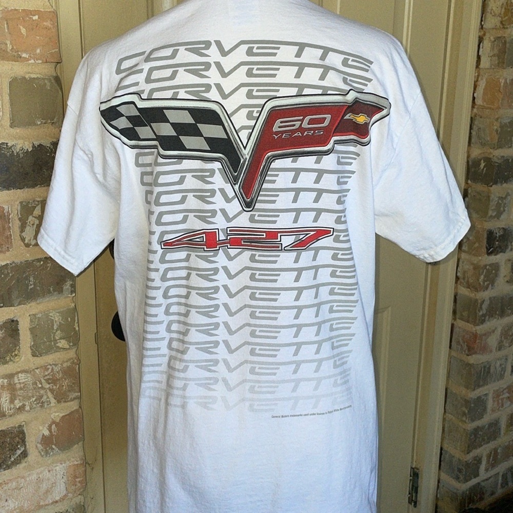 Corvette 427 60-Year Anniversary T-Shirt Size Medium